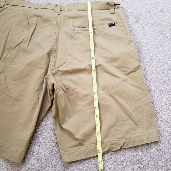 Volcom Skateboarding Stretch Comfort Size 38 Mens Brown Lightweight Chino Shorts - Picture 8 of 8